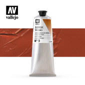 Краска Vallejo Acrylic Studio #9 Orange Iron Oxide (Оранжевый оксид железа), 125 мл