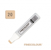 Заправка Finecolour Refill Ink 020 коричнево-желтый E20