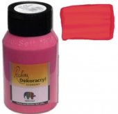 Краска акриловая Dekoracryl, 750 мл, цвет киноварь