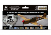 71183 Набор красок Vallejo US Army Air Corps Mediterranean Theater Operations (MTO) WWII (8 цветов)