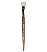 Кисть Roubloff серии 1G3N №18, белая коза, овальная, короткая ручка