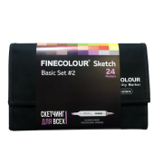 Набор маркеров Finecolor Sketch 'Базовый №2' (24 шт. в пенале)