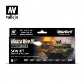 70221 Набор красок Vallejo WWIII Soviet Armour & Infantry (8 цветов)