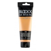 Желто-оранжевый перламутр, краска акриловая Blockx Artist, 120 мл