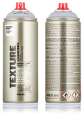 Аэрозольная фактурная краска Montana Texture серая, 400 мл