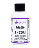 Angelus лак Matte 4-Coat Acrylic Finisher 902-04-000, 118 мл