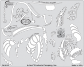 Трафарет Artool WRATH OF SKULLMASTER (FH SK27 SP)