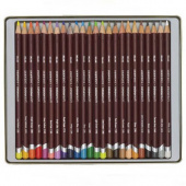 Derwent Набор цветных карандашей Coloursoft 24 шт. в металлическом пенале