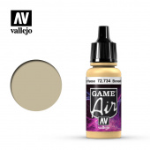 72734 Краска Vallejo GAME AIR Bone white (Белая кость)