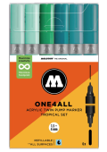 Набор маркеров Molotow ONE4ALL Acrylic Twin Tropical Set (6 шт.)