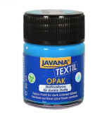 Нерастекающаяся краска по темным тканям C.Kreul Javana Tex Opak голубая 50 мл