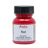 Краска для кожи и ткани Angelus Leather Acrylic Paint 064 Red, 29,5 мл