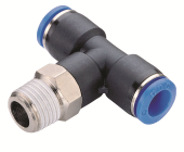 Pegas Фитинг цанговый тройник, наружная резьба 1/4", 6 мм