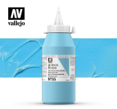 Краска Vallejo Acrylic Studio #55 Phthalocyanine Pale Blue (Бледно-голубая), 1 л