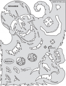 Трафарет Artool SON OF SKULL MANAGERIE (FH SK8 SP)