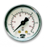 Fimet D200/1 Манометр осевой 1/8"P диаметр 40 мм 12 бар.