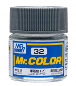 Mr. Hobby Краска 10 мл C32 DARK GRAY (2)