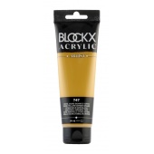 Охра желтая (зеленая) краска акриловая Blockx Artist, 250 мл