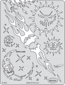 Трафарет Artool SON OF SKULL NIGHT & DAY (FH SK5 SP)