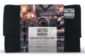 Набор маркеров Sketchmarker Architecture Set (24 шт. 'Архитектура'+ сумка органайзер)