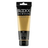 Золото металлик, краска акриловая Blockx Artist, 120 мл