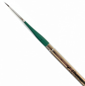 Кисть Альбатрос в футляре, синтетика, имитация белки, круглая №1