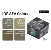 Набор спиртовых красок Jim Scale 02.414 "IDF"