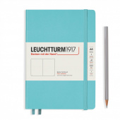 Leuchtturm1917 Блокнот нелинованный Rising Colours A5, 251 стр., твердая обложка, цвет аквамарин