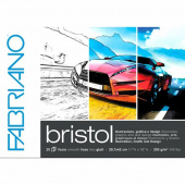 Fabriano Альбом для графики Bristol, 240 г/м2, 29.7 x 42 см, 20 листов, склейка