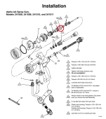 Graco 115134 Уплотнительное кольцо