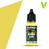 76109 Краска Vallejo GAME AIR Toxic Yellow (Токсичный желтый), 18 мл