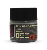 128 Краска серии НК - цвет серебряно-серый камуфляж МИГ-29, 10 мл