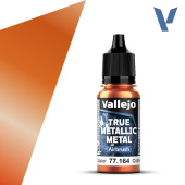 77164 Краска Vallejo True Metallic Metal - Ancient Copper Airbrush (древняя медь), 18 мл