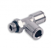 Vepa B188/2 L-тройник цанговый М1/8", 4 мм, вращающийся, с уплотнением