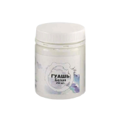 Гуашь Альбатрос оформительская белая, 250 мл