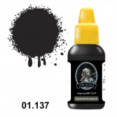 Краска акриловая Jim Scale 01.137 цвет черный 6RP СССР, 18 мл