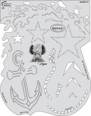 Трафарет Artool BLASTED FX TEMPLATE MARINE (FH BLTFX 6)