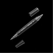 Маркер двусторонний акриловый Fat&Skinny FSTA-20 black