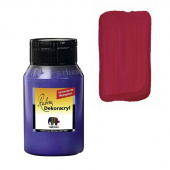 Краска акриловая Dekoracryl, 750 мл, цвет красное вино