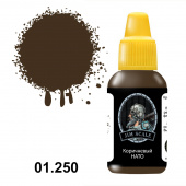 Краска акриловая Jim Scale 01.250 цвет Коричневый НАТО, 18 мл