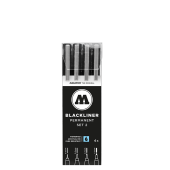 Набор линеров Molotow Blackliner Set 2 (4 шт.)