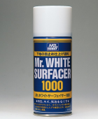 Mr. Hobby Краска-грунтовка в баллончике Mr. White Surfacer 1000, 170 мл