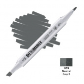 Маркер SKETCHMARKER NG3 Neutral Gray 3 (Нейтральный серый 3)