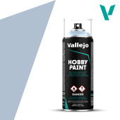 Vallejo Hobby Paint 28020 Аэрозольная грунтовка Wolf Grey (серый волк), 400 мл