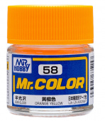 Mr. Hobby Краска 10 мл C58 ORANGE YELLOW