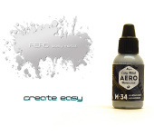 Краска Pacific88 M34AERO Алюминий (Aluminium) 18 мл