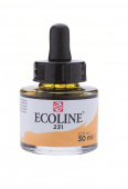 Акварель жидкая Ecoline банка 30 мл №231 Gold ochre (Охра золотая)