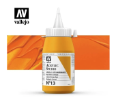 Краска Vallejo Acrylic Studio #13 Azo Yellow Orange (Желто-оранжевый), 1 л