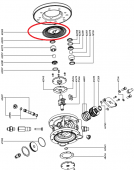 SATA 62265 Диафрагма D123 в сборе для Vario Top Spray насоса