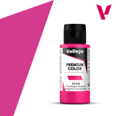 62036 Краска Vallejo Premium Airbrush Color Fluorescent Magenta (Флуоресцентный Пурпурный), 60 мл